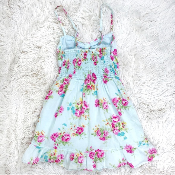 ABERCROMBIE Girls Summer Dress Floral Size S - Picture 2 of 6